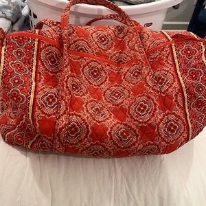 Vera Bradley Orange Duffle